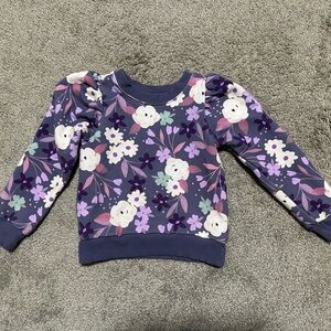 Little Sleepies Sugar Plum Floral sweatshirt